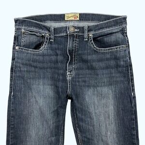Wrangler 20X No 42 Vintage Bootcut Jeans Mens 33x36 Dark Wash 1042MWXGG